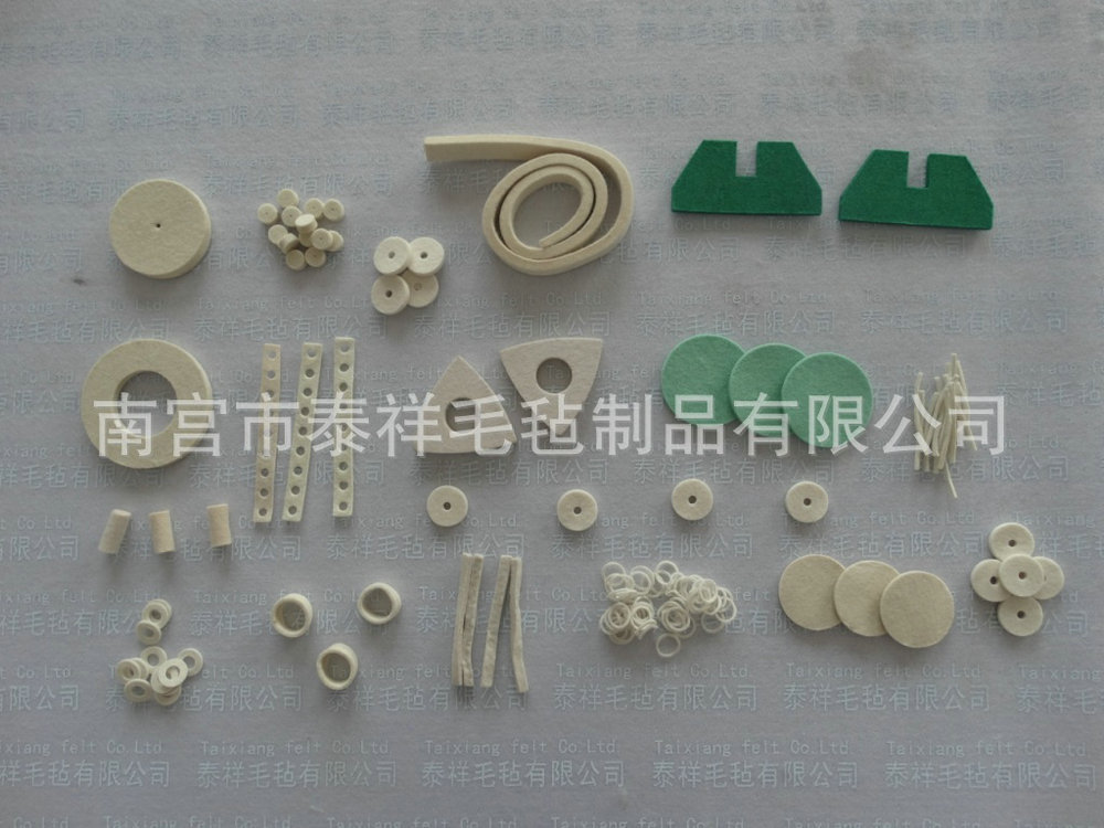 厂家出售打火机毛毡垫圈 桌椅沙发毛毡保护