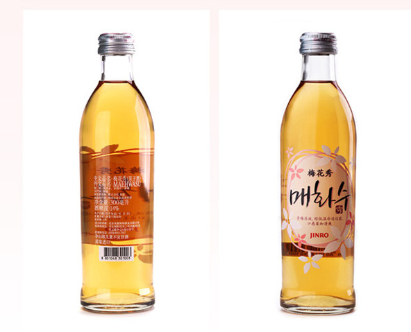 韩国真露梅花秀果子酒 300ml*20