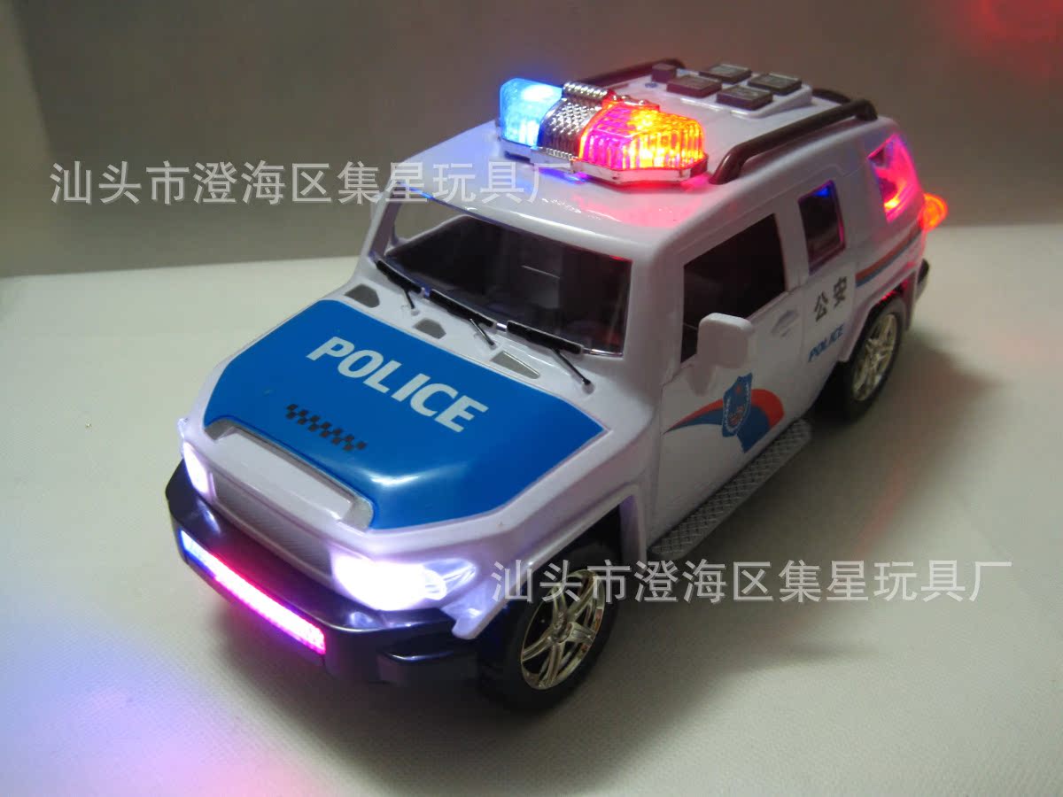 新款 电动声光玩具警车 新款热卖玩具,电动万向玩具批发