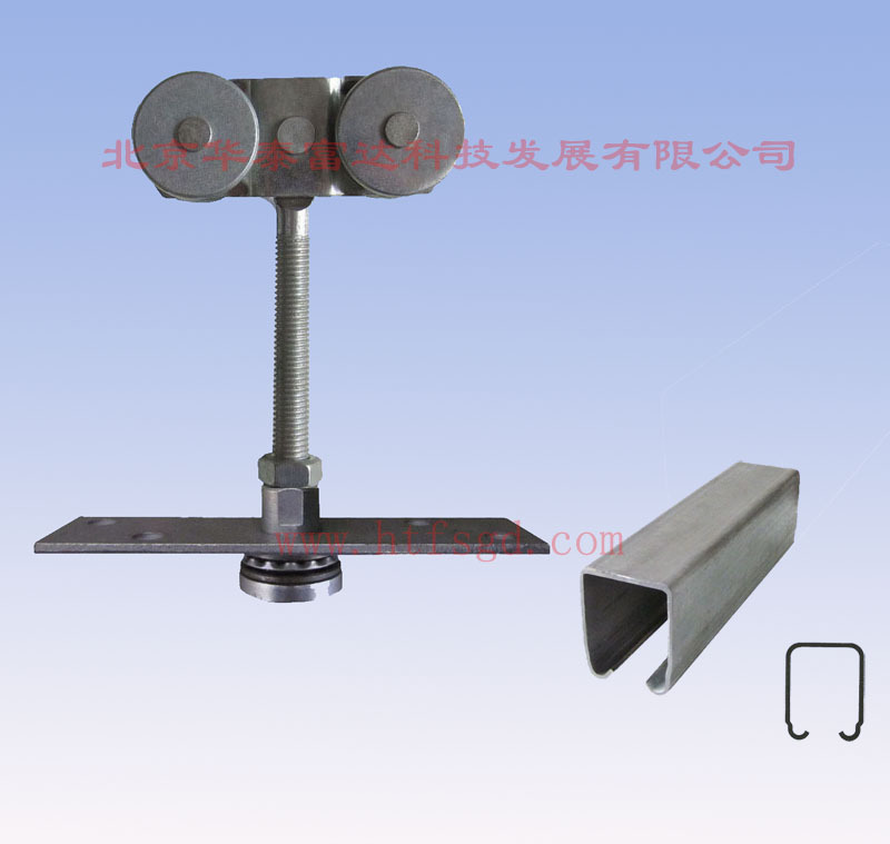 FHW-100-4S工业折叠门吊轮吊轨大