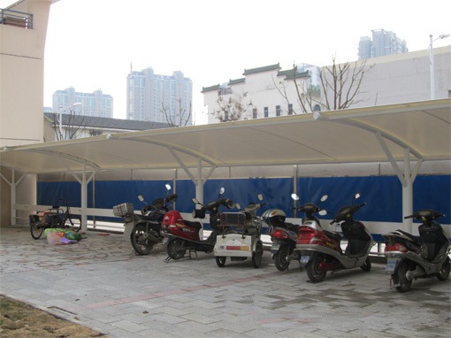 车棚 车棚定做 膜结构车棚