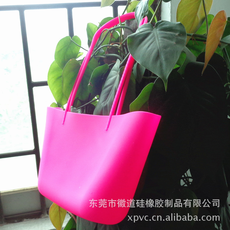 矽膠沙灘包 手提包 手提袋 單肩背包