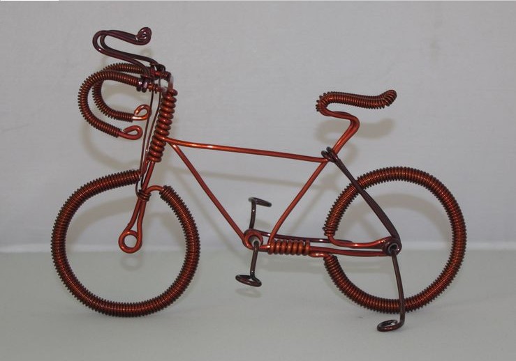 1.0mm/斤 漆包线单车 创意手工 自行车模型 diy配件材料