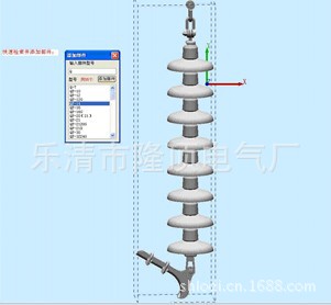 隆顶电气 110kv 耐张 复合绝缘子串