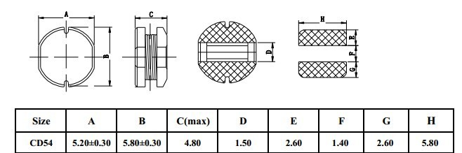 供应贴片工字电感cd54 10uh 5.8*5.2*4.0 全新现货