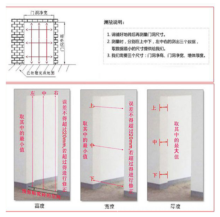 如何测量尺寸