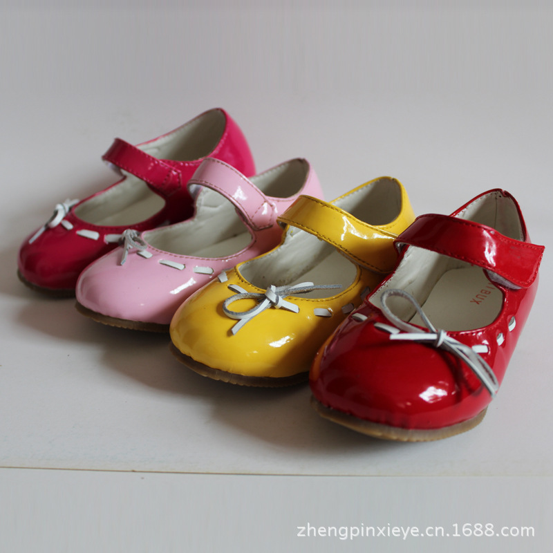 超纤皮童鞋2014春季新款韩国版公主女童单鞋真皮春鞋潮鞋