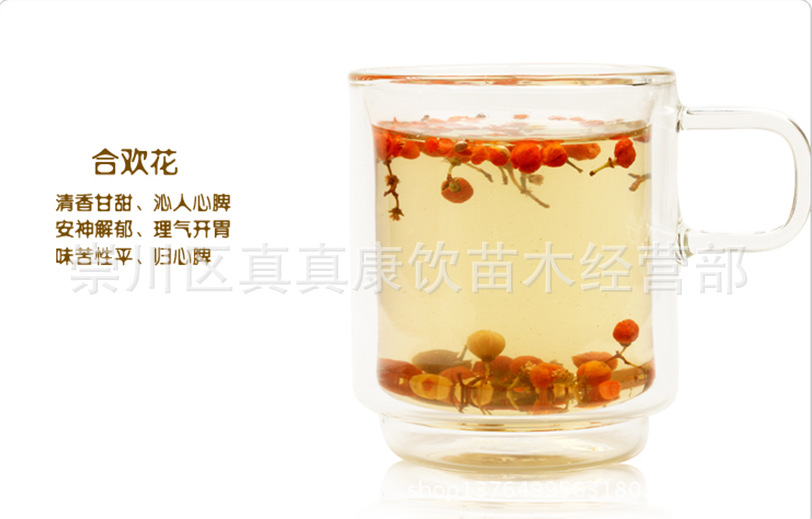 合欢花 天然合欢花茶 失眠 改善神经衰弱 实物比图片好看