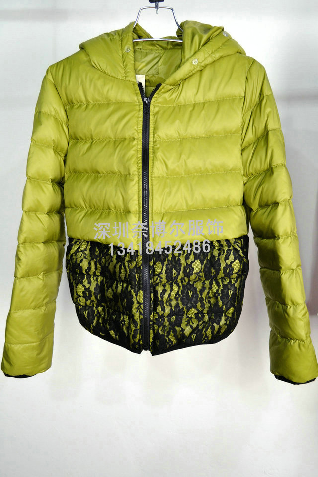 奈博尔供应品牌尾货折扣女装艾米丽冬装棉衣羽绒