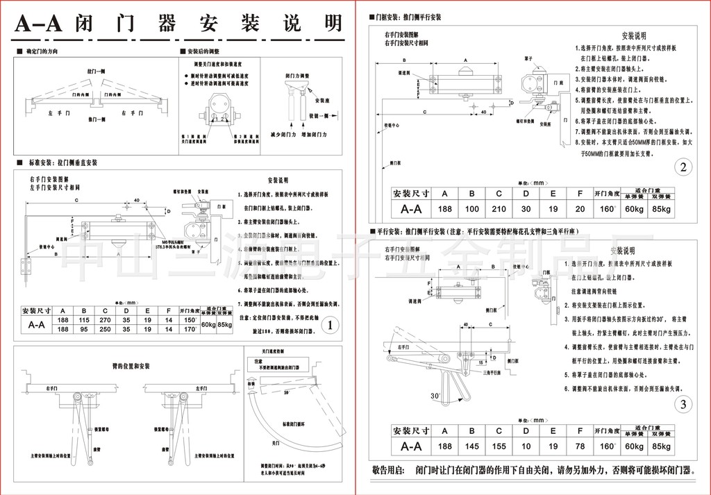 供应防冻液压闭门器/闭门器/关门器/自动关门机