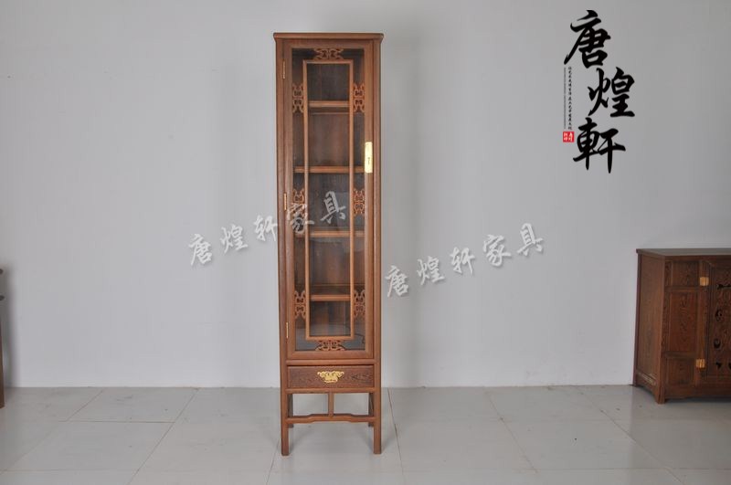 鸡翅木单门酒柜 (9)