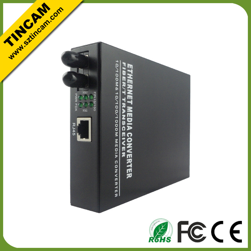 media converter ST Dual fiber