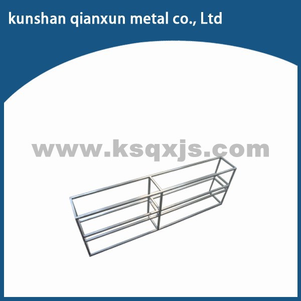 铝合金焊接陈列架，展示架，铝6061氩弧焊接件，昆山表面处理
