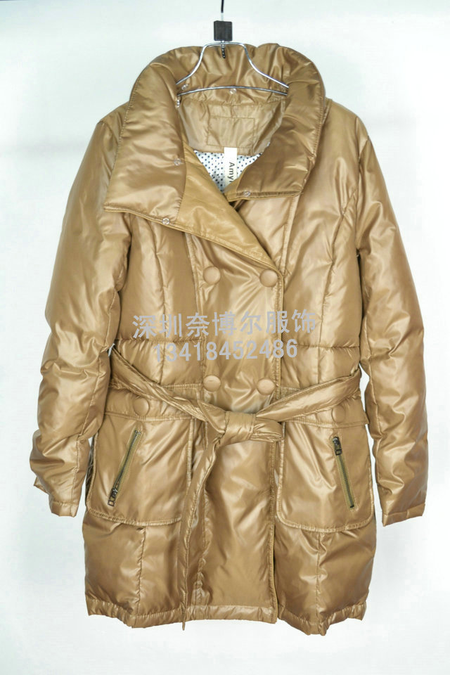 奈博尔供应品牌尾货折扣女装艾米丽冬装棉衣羽绒