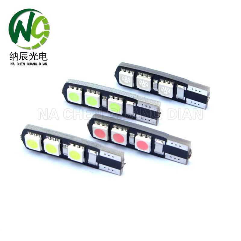 T10刀鋒 解碼 6SMD 汽車LED 示寬燈 小燈 日間行車燈 冰藍色工廠,批發,進口,代購