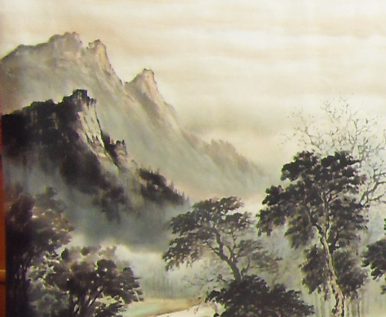 批发零售大型国画,山水风景画,工笔山水画,编号7-103