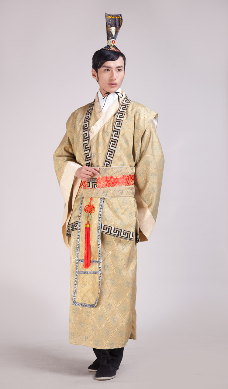 红颜心饰 古装大臣服古装汉服男式 汉朝大臣演出服影楼摄影