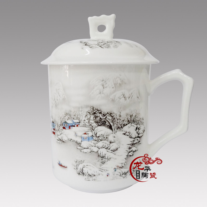 0063、溪山瑞雪陶瓷茶杯1—LHCB0063