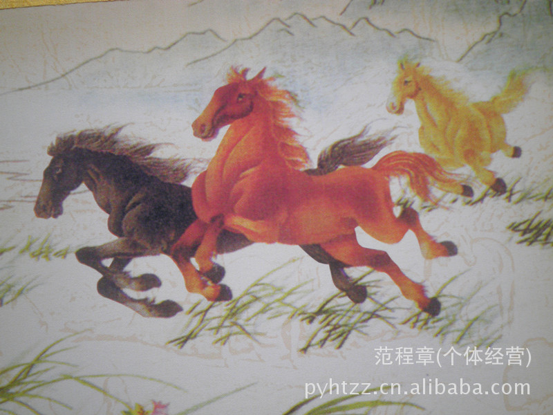 八骏马奔腾/八骏图/马到成功/骏马飞腾 办公室/客厅工艺品