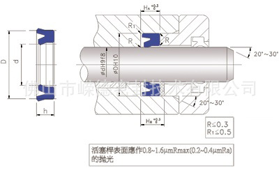 D-2油缸油封工作原理图