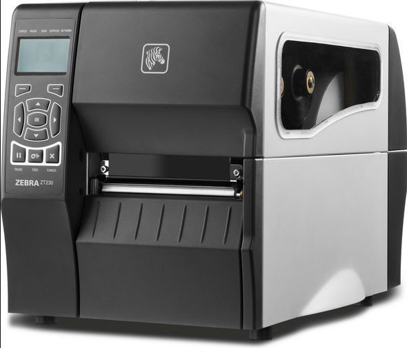 zebra斑马zt230 200点工业条码打印机 唛头不干胶标签