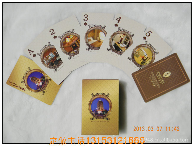 最新定做的广告扑克资料