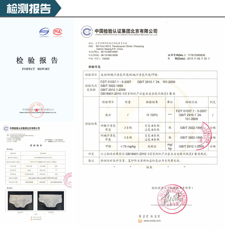 檢測報告