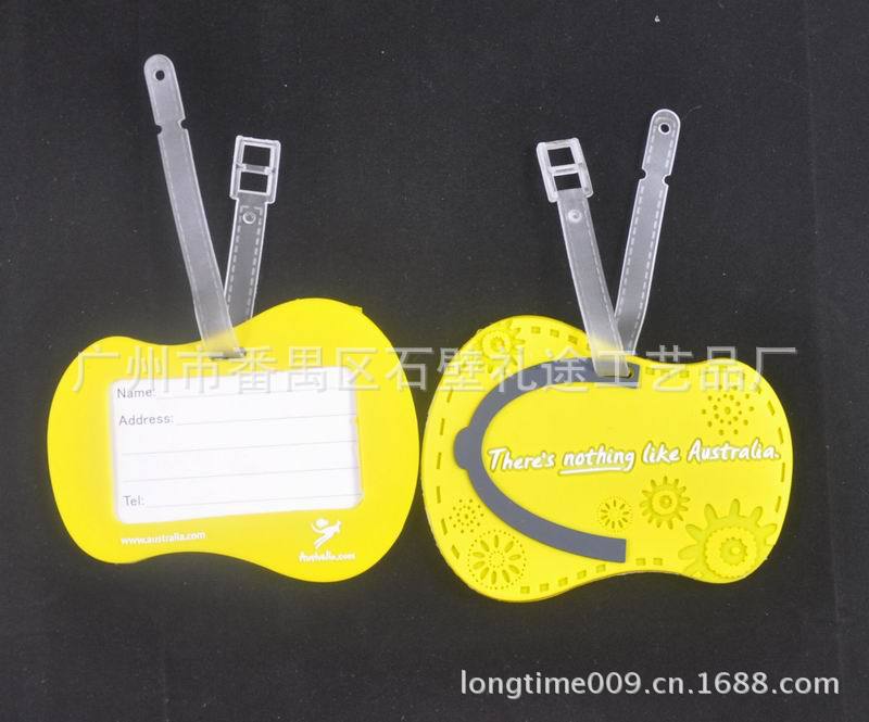 調整大小 soft pvc luggage tag (9)