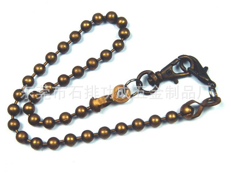 铜铁，彩色珠链