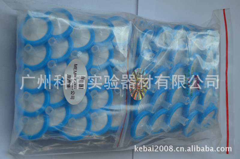 供应津腾针式滤膜过滤器,滤膜过滤器,有机/水系 25mm,0.2/0.45u
