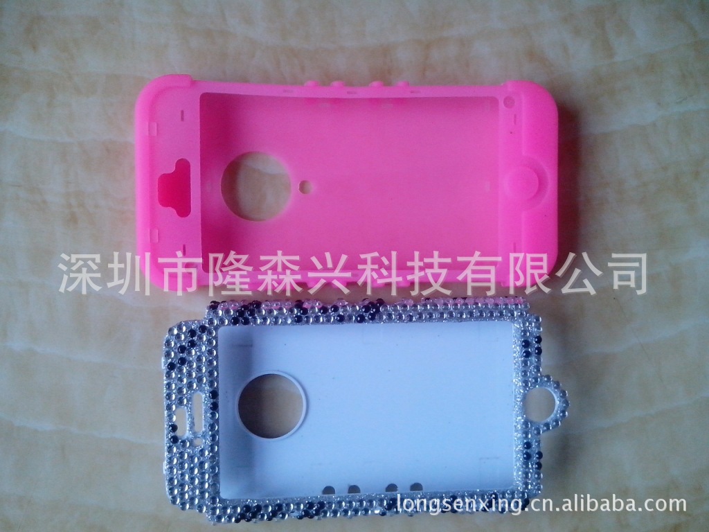 镶钻三合一手机壳