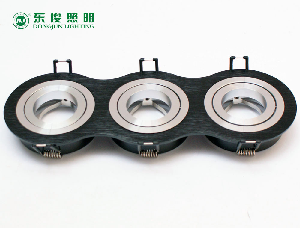 MR16天花灯外壳铁皮天MR16车铝天花灯可配LED光源AL