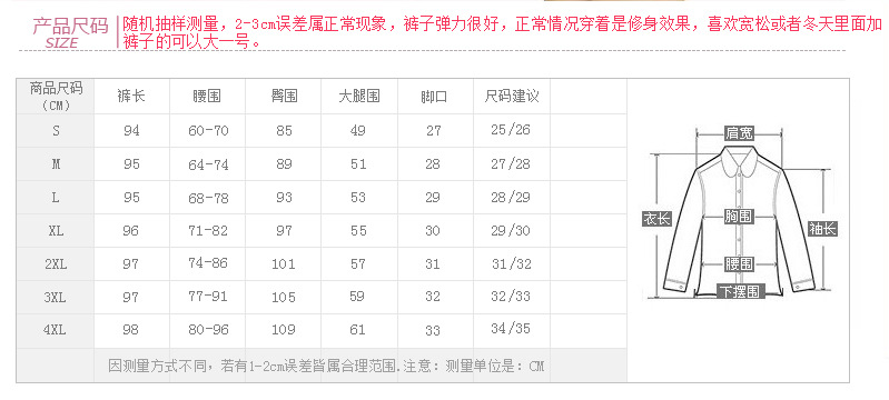 尺寸信息