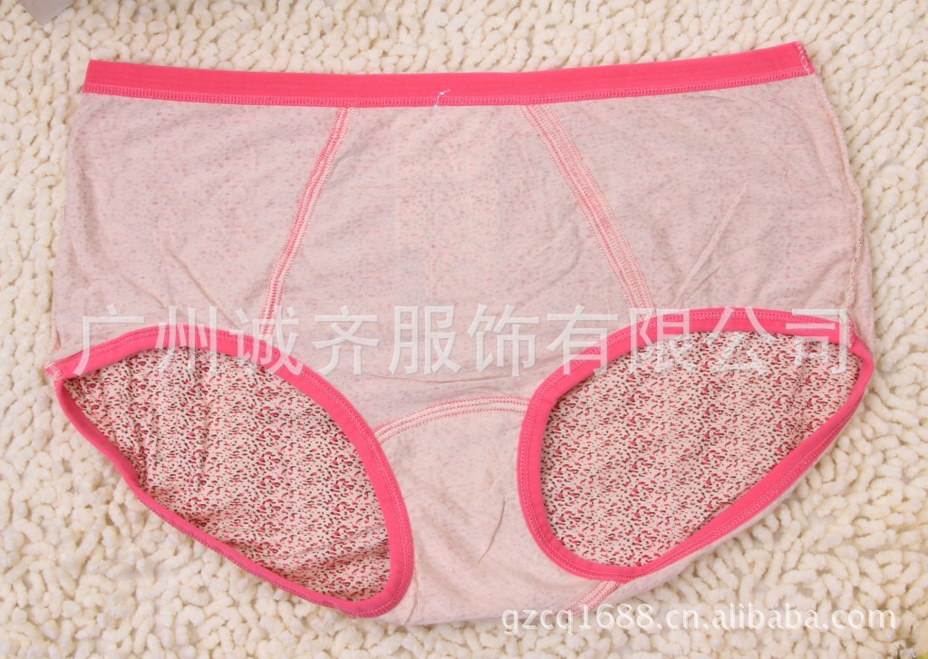 GS668 新款女士豹纹系列内裤批发 莫代尔大板型女式内裤.