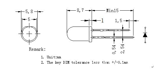 5MM8.6高長腳