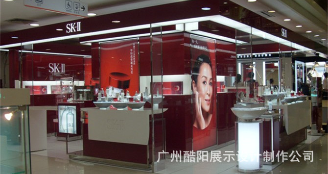 za化妆品柜台 资生堂商场岛柜 资生堂专柜 优资莱背柜图片_22
