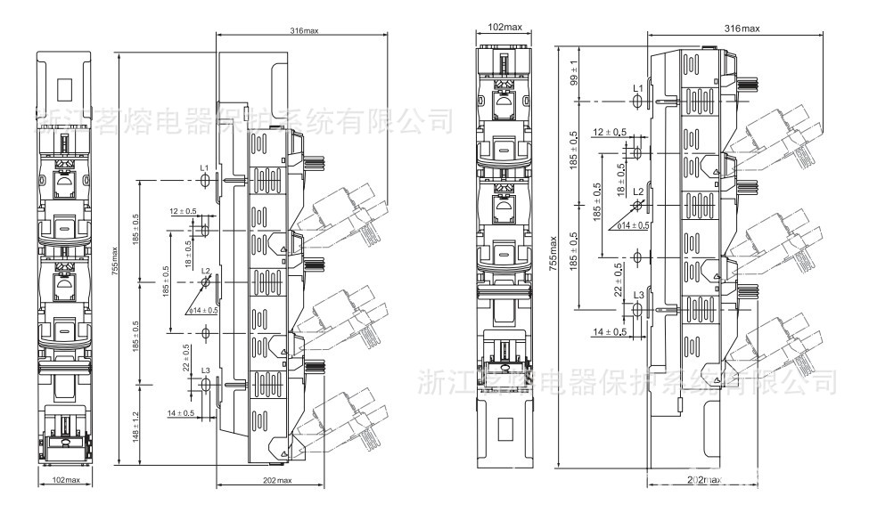 DR2-250 DS DN 基本参数