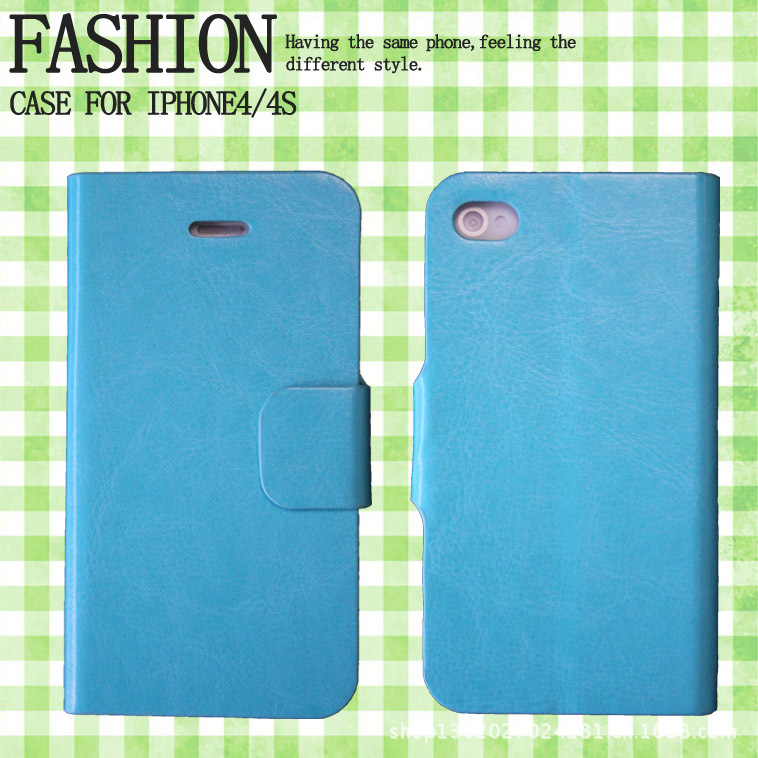 疯马纹iphone4,4s皮套