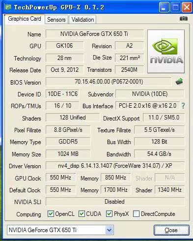 650TI1GD5GPU