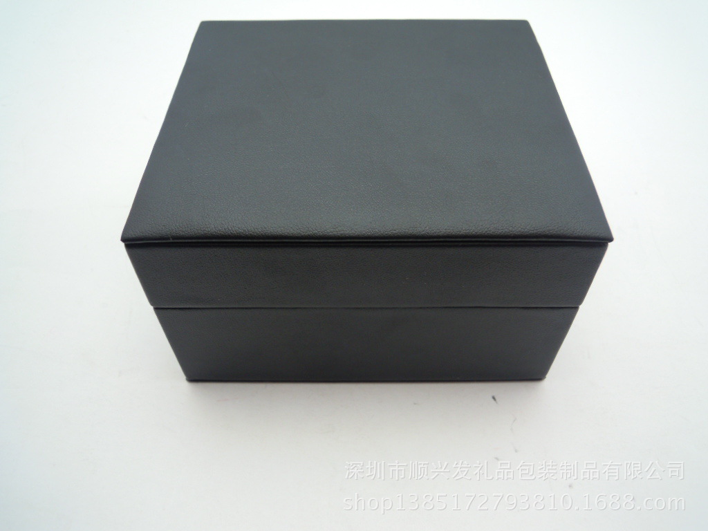 塑胶包PU皮盒直角119X109X(27+41)MM