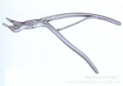 偏彎雙關節咬骨鉗