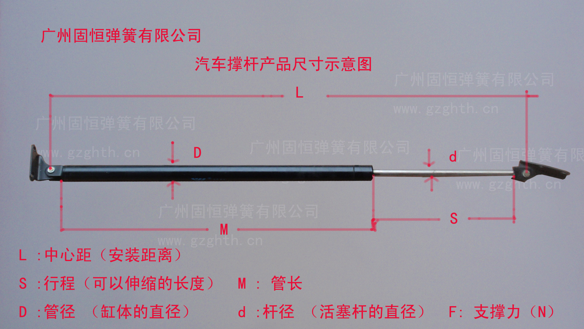 汽车气弹簧