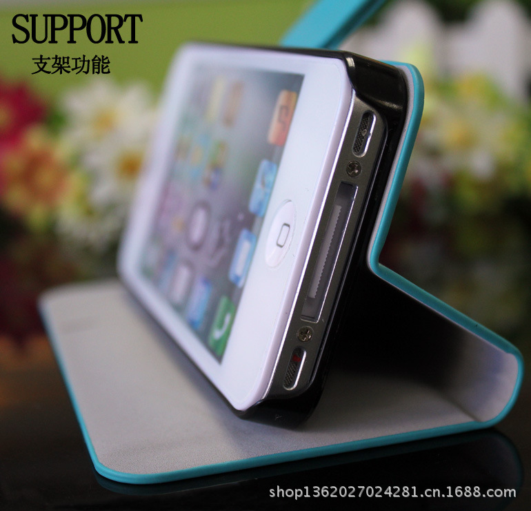 疯马纹iphone4,4s皮套