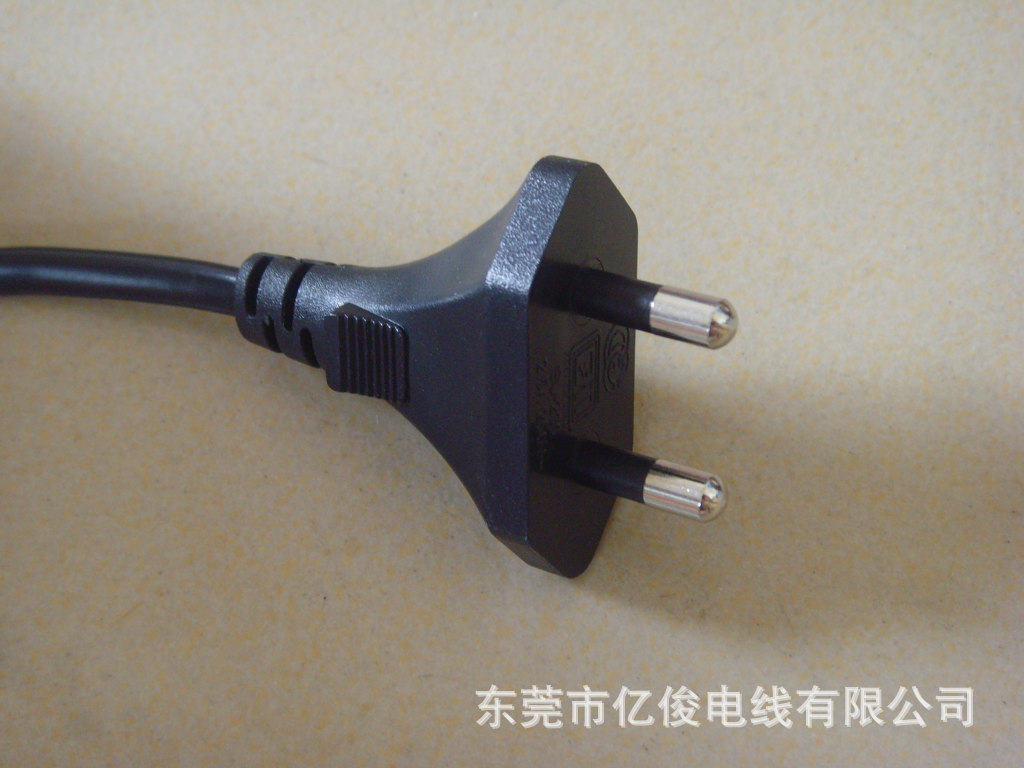 印度插头 印度电源线 ac电源线