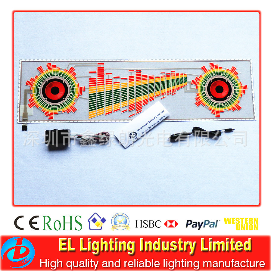 EL声控车贴