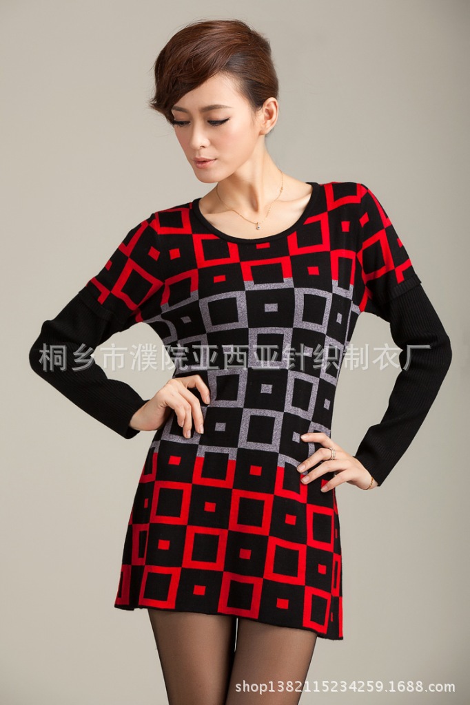 2013秋冬尊贵妈妈装新款羊毛衫