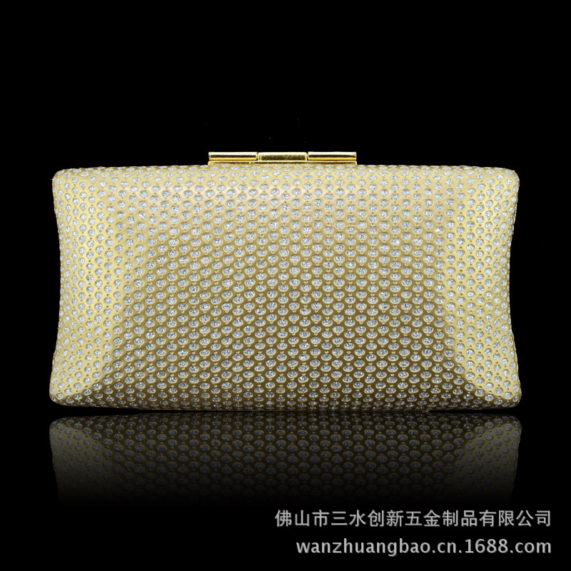 pu鑲鑽手拿包