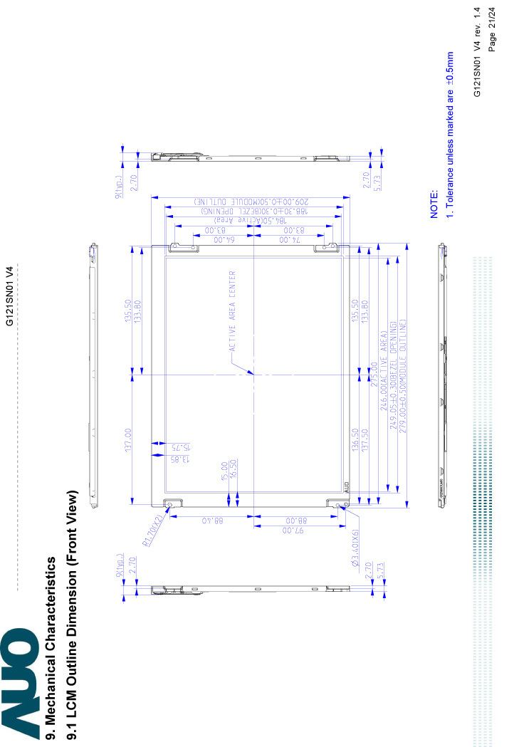 G121SN01 V.4尺寸图1