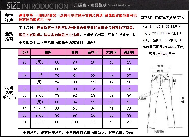 尺碼