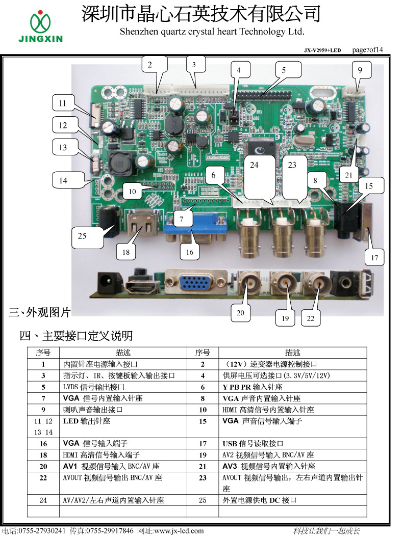 JX-V2959-AVM+LED 规格书-7